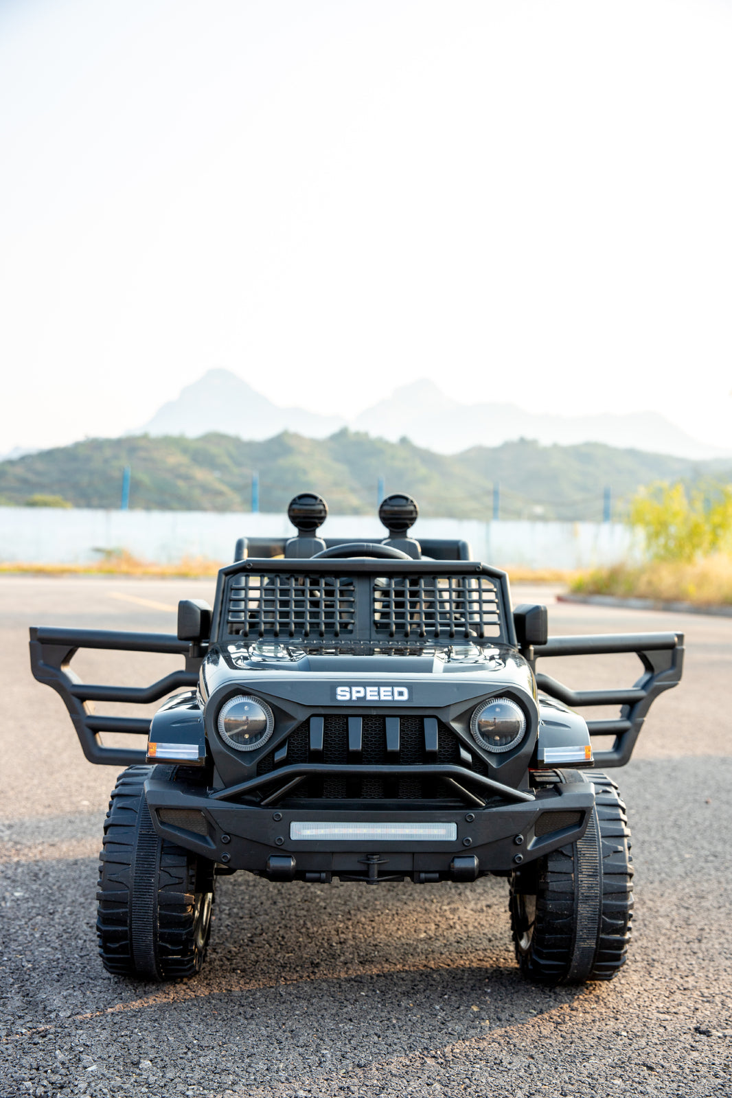 Jeep Inspired Remote Controlled Ride-on Electric Car (Black) - Cosy Abode