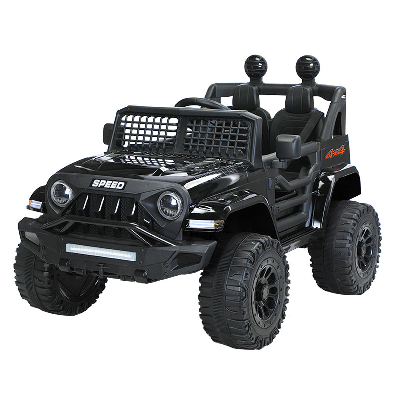 Jeep Inspired Remote Controlled Ride-on Electric Car (Black) - Cosy Abode