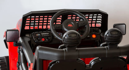 Jeep Inspired Remote Controlled Ride-on Electric Car (Red) - Cosy Abode