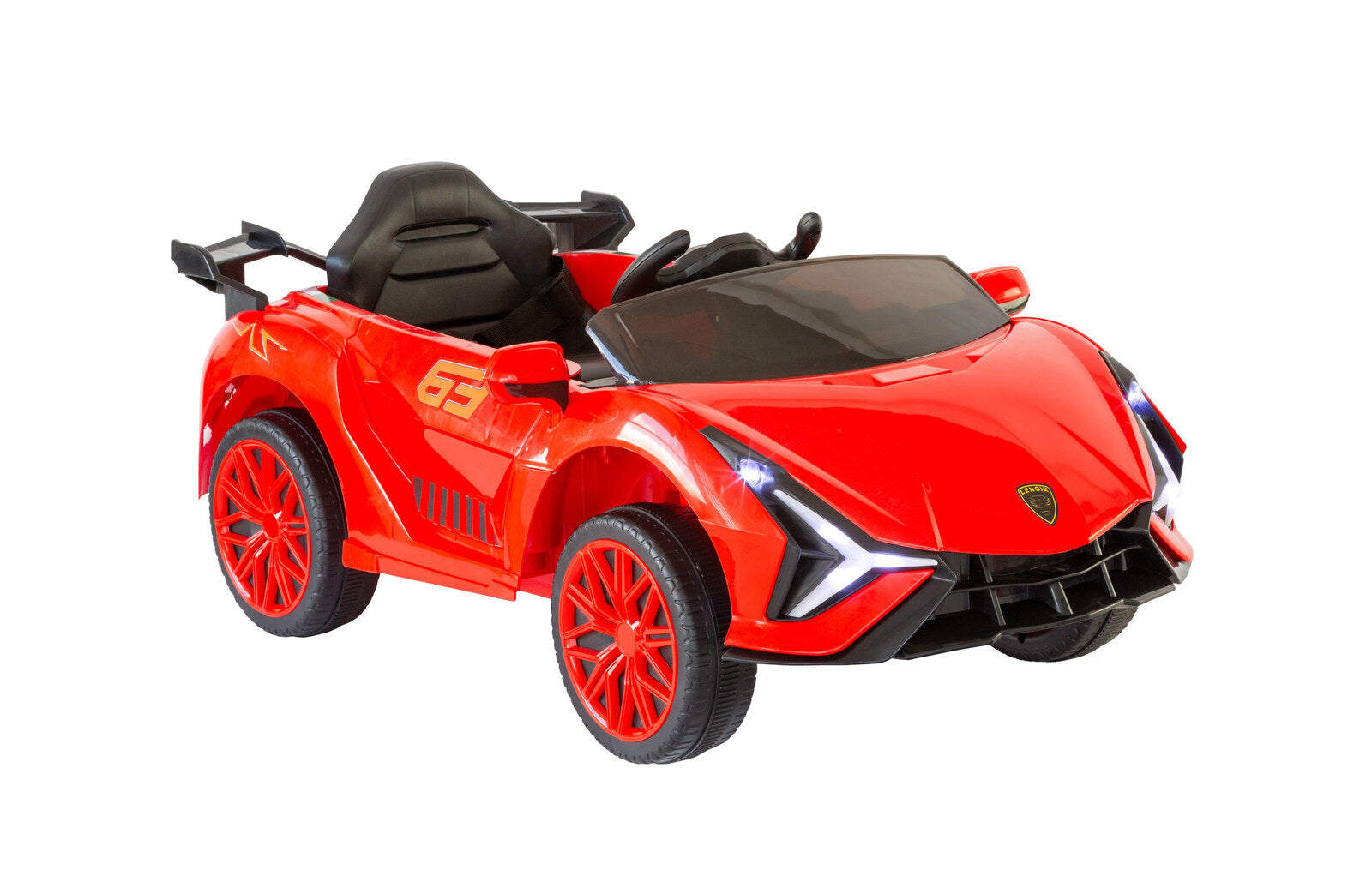 Ferrari Inspired 12V Ride-on Electric Car with Remote Control - Red - Cosy Abode