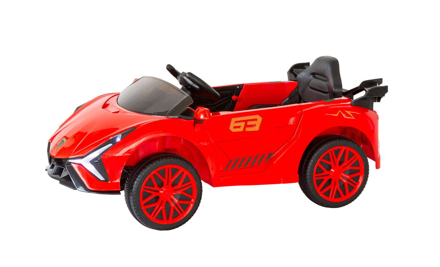 Ferrari Inspired 12V Ride-on Electric Car with Remote Control - Red - Cosy Abode
