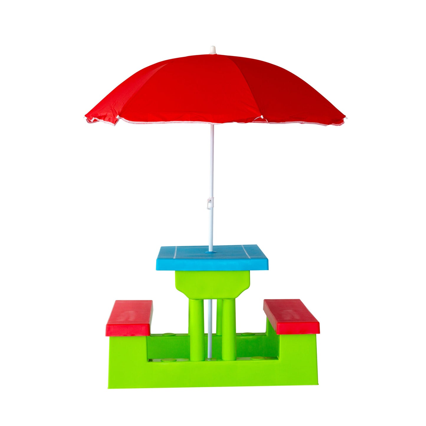 Durable Kids Picnic Table Set with Umbrella - Cosy Abode