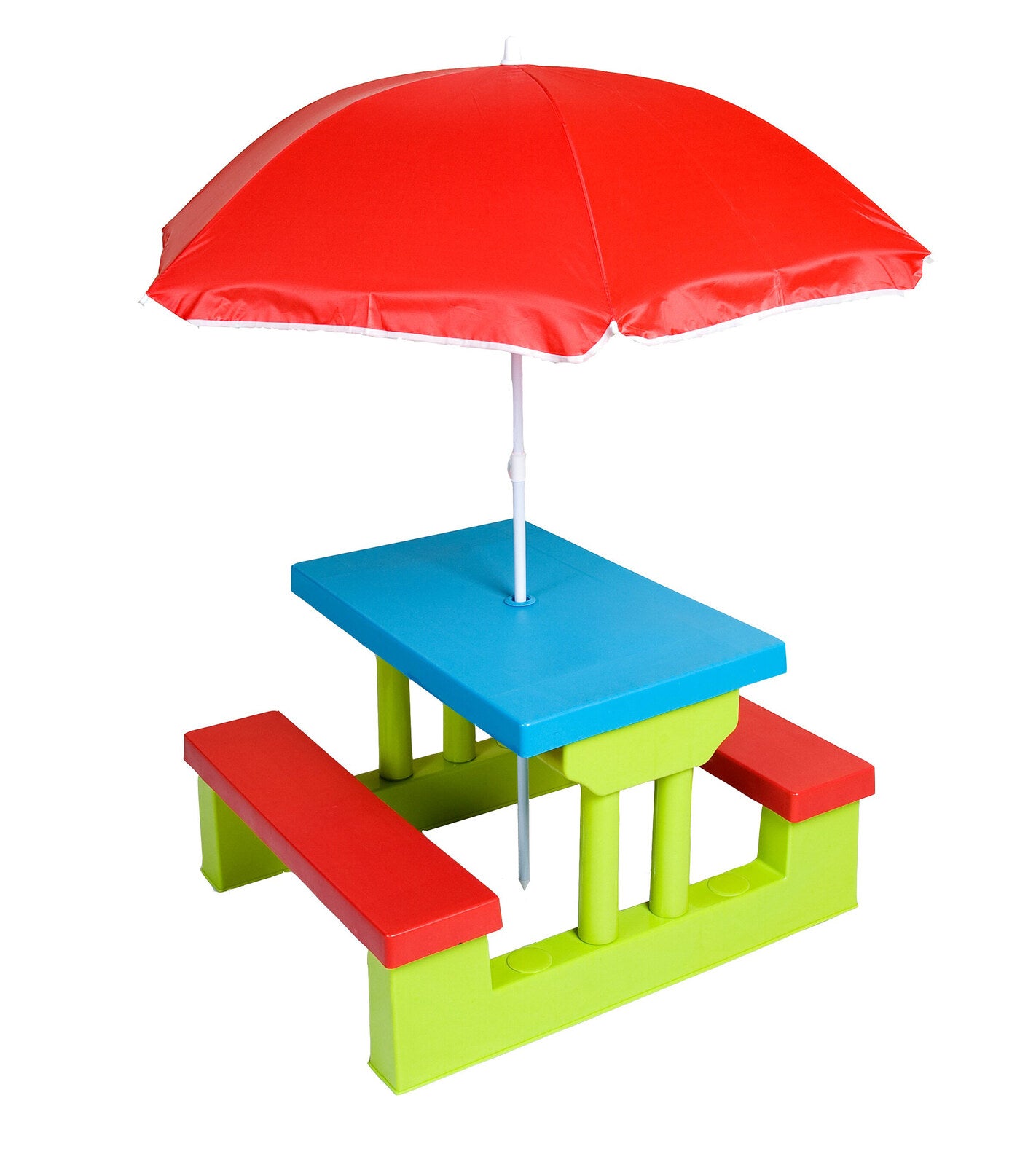 Durable Kids Picnic Table Set with Umbrella - Cosy Abode