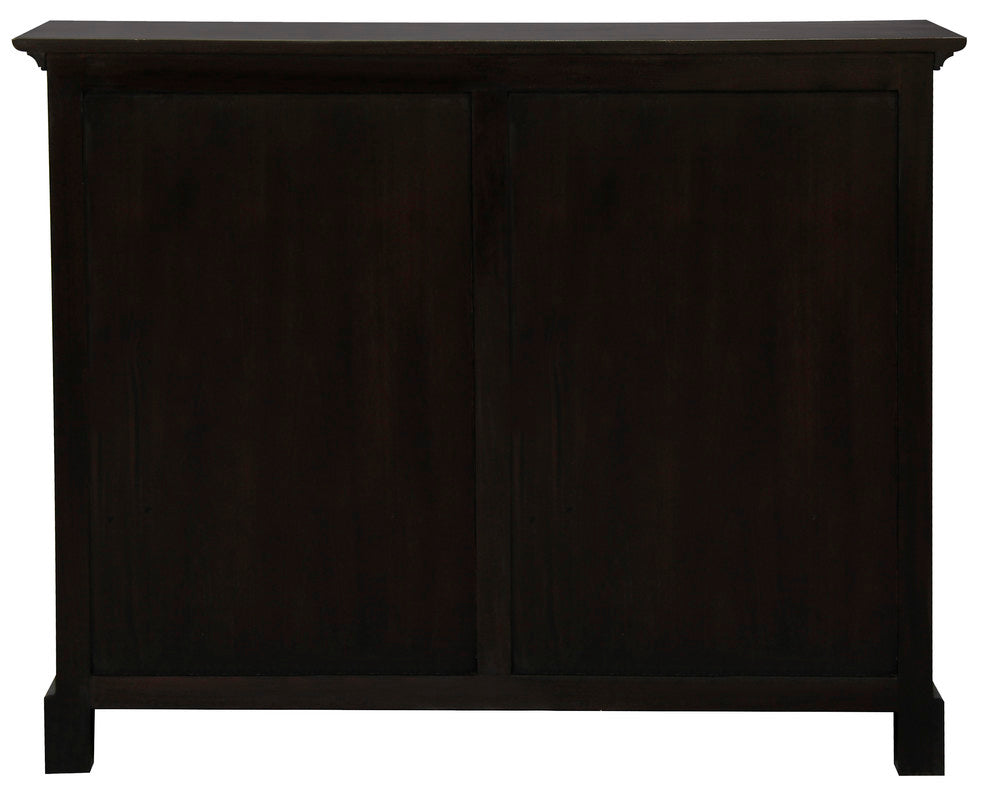 Tasmania Half Size Bookcase - Large (Chocolate) - Cosy Abode