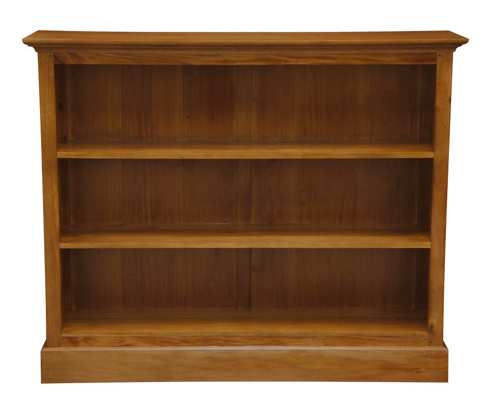 Tasmania Half Size Bookcase - Large (Light Pecan) - Cosy Abode