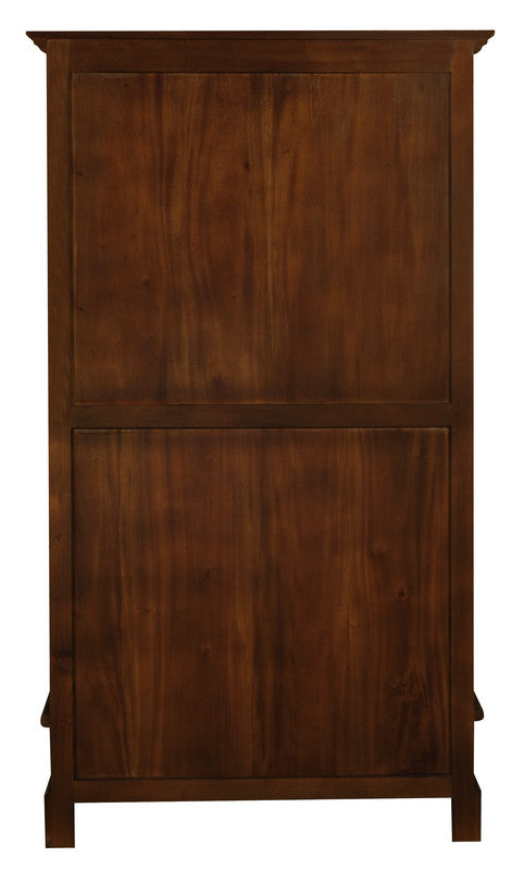 Tasmania 2 Drawer Bookcase (Mahogany) - Cosy Abode