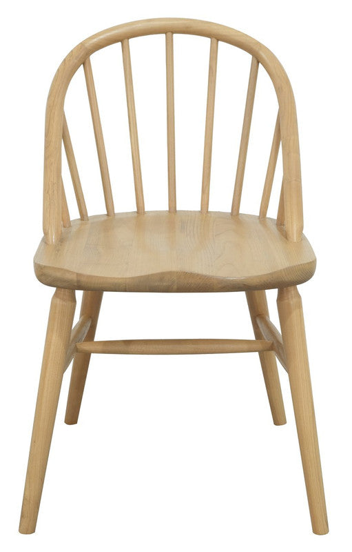 Vera Solid Oak Dining Chair - Set of 2 (Natural) - Cosy Abode