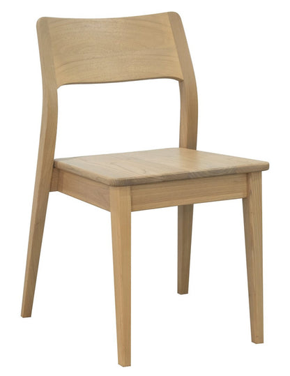 Providence Solid Oak Dining Chair - Set of 2 (Natural) - Cosy Abode