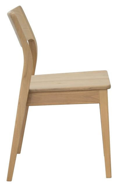 Providence Solid Oak Dining Chair - Set of 2 (Natural) - Cosy Abode
