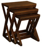 Manhattan Nest of Tables - Set of 3 (Mahogany) - Cosy Abode