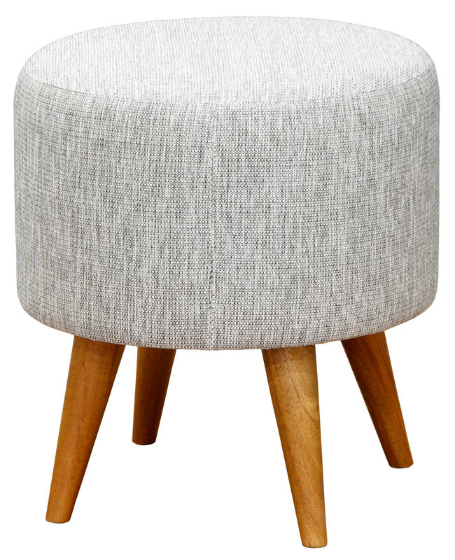 Manhattan Round Ottoman (Dark Grey) - Cosy Abode