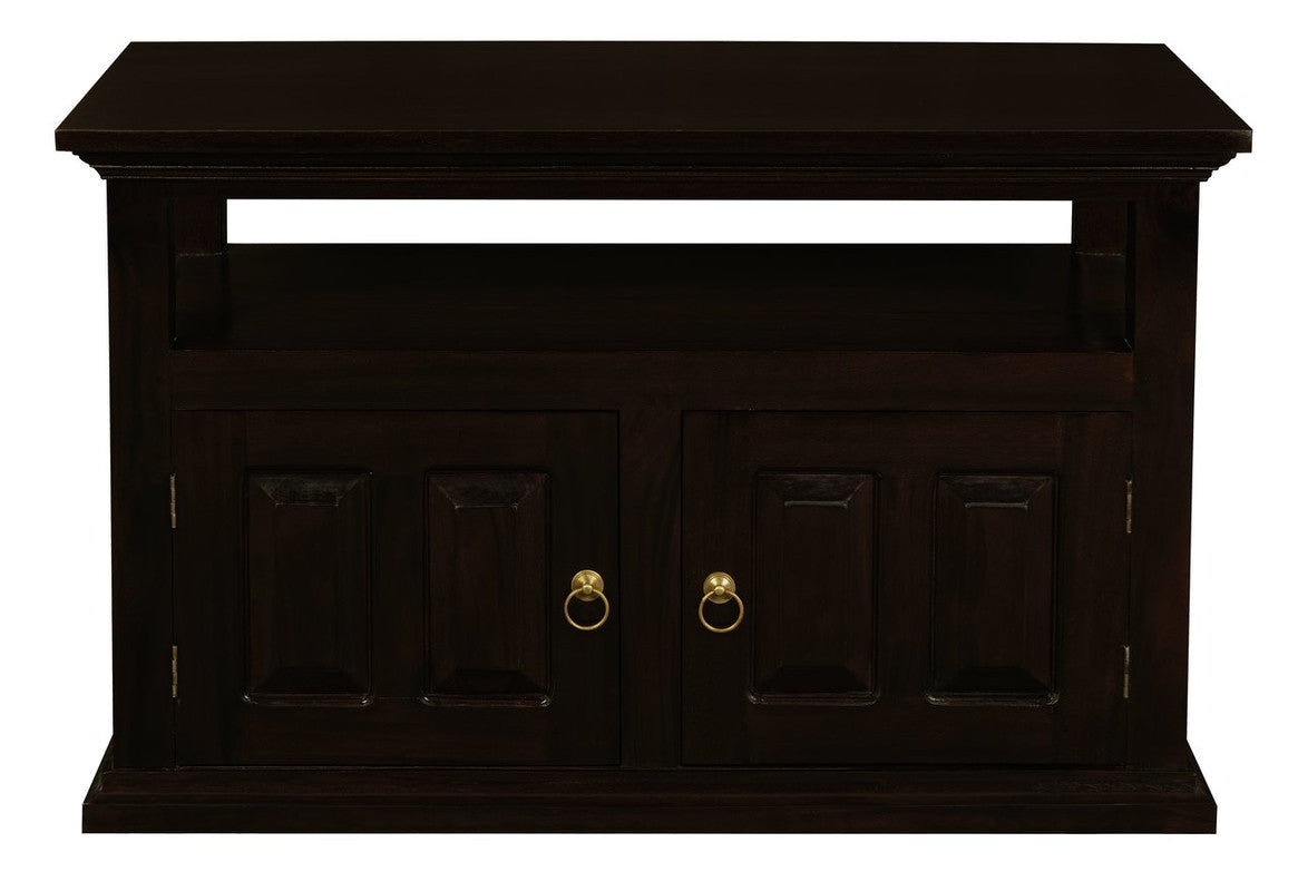 Tasmania 2 Door TV Stand (Chocolate) - Cosy Abode