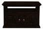 Tasmania 2 Door TV Stand (Chocolate) - Cosy Abode
