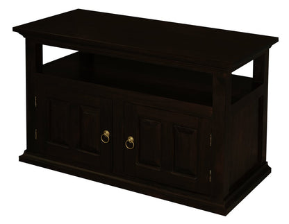 Tasmania 2 Door TV Stand (Chocolate) - Cosy Abode
