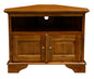 Tasmania 2 Door Corner TV Stand (Light Pecan) - Cosy Abode