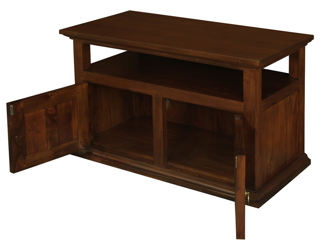 Tasmania 2 Door TV Stand (Mahogany) - Cosy Abode