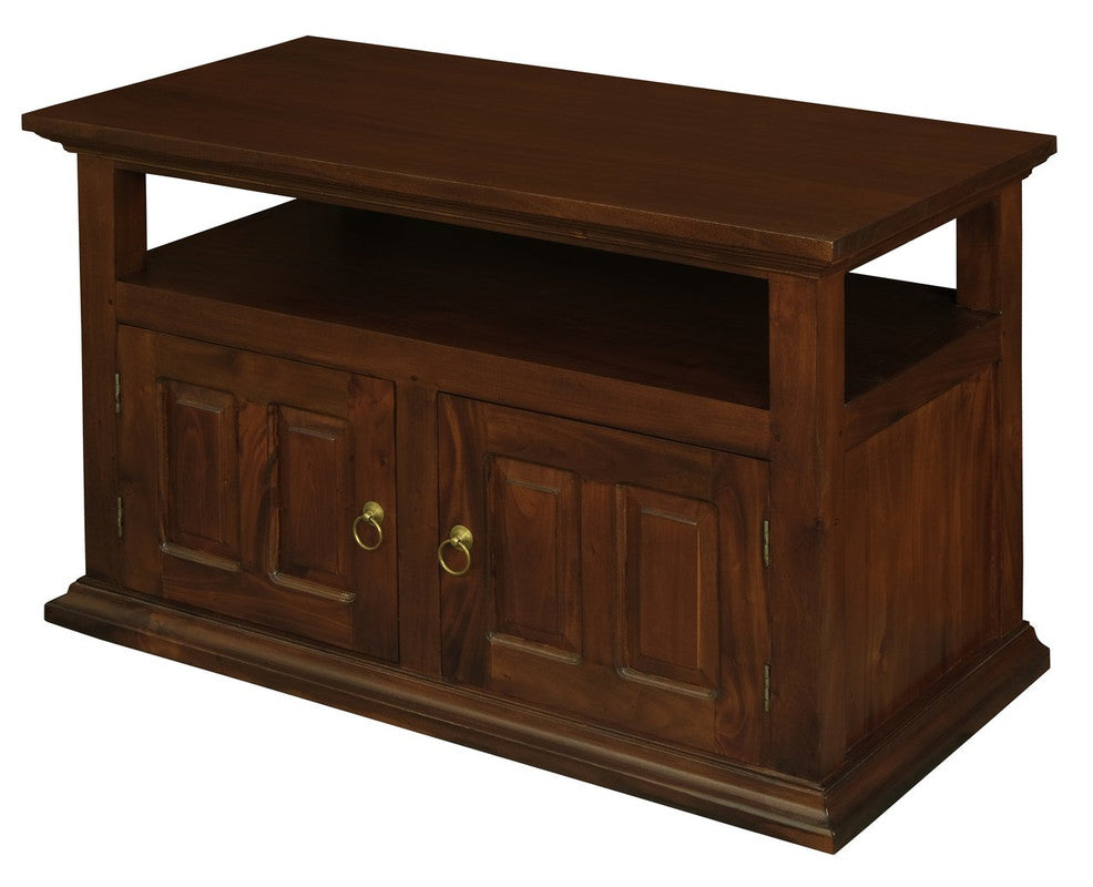 Tasmania 2 Door TV Stand (Mahogany) - Cosy Abode