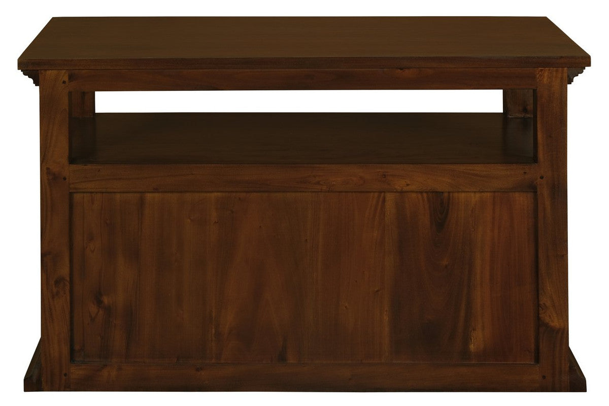 Tasmania 2 Door TV Stand (Mahogany) - Cosy Abode