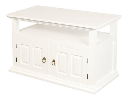Tasmania 2 Door TV Stand (White) - Cosy Abode