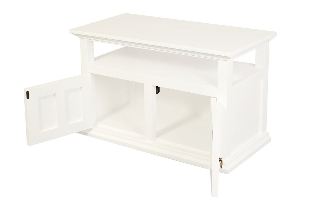 Tasmania 2 Door TV Stand (White) - Cosy Abode