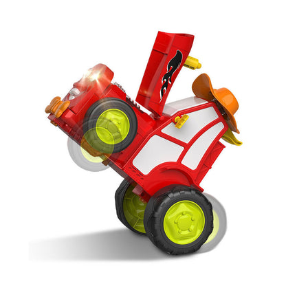 Red 360 Rotating Crazy Jumping Car with Light Music Remote Control RC Stunt Car AU - Cosy Abode