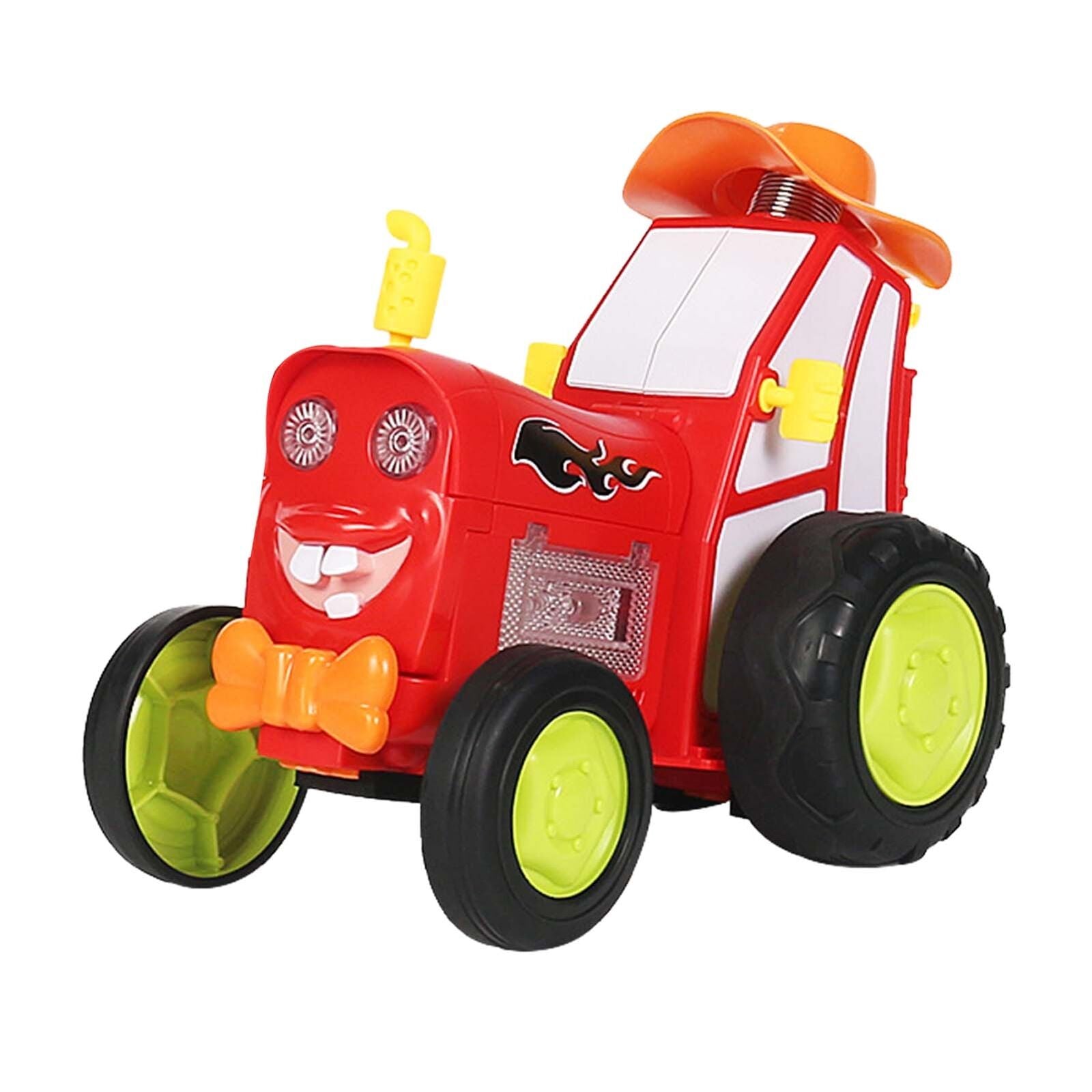 Red 360 Rotating Crazy Jumping Car with Light Music Remote Control RC Stunt Car AU - Cosy Abode