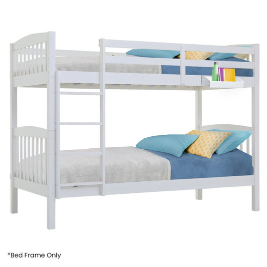 Kingston Slumber Kids Convertible Bed - From Bunk Bed to 2 Single Beds - White - Cosy Abode