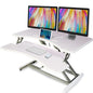 FORTIA 83cm Desk Riser Office Shelf Standup Sit Stand Standing Height Adjustable - Cosy Abode