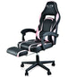 OVERDRIVE Gaming Chair Pink Racing Computer Office Ergonomic Reclining Footrest - Cosy Abode