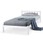 Kingston Slumber Single Bed Frame With Mattress White Girls Wooden Timber Adults Boys Slat Modern - Cosy Abode