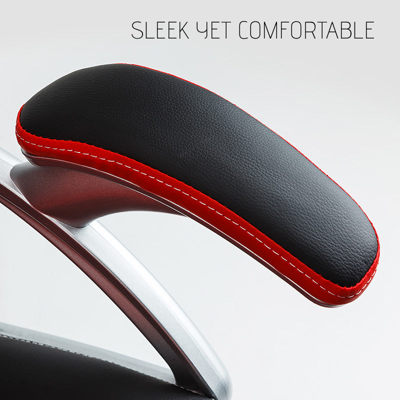 OVERDRIVE Racing Office Chair - Seat Executive Computer Gaming PU Leather Deluxe - Cosy Abode