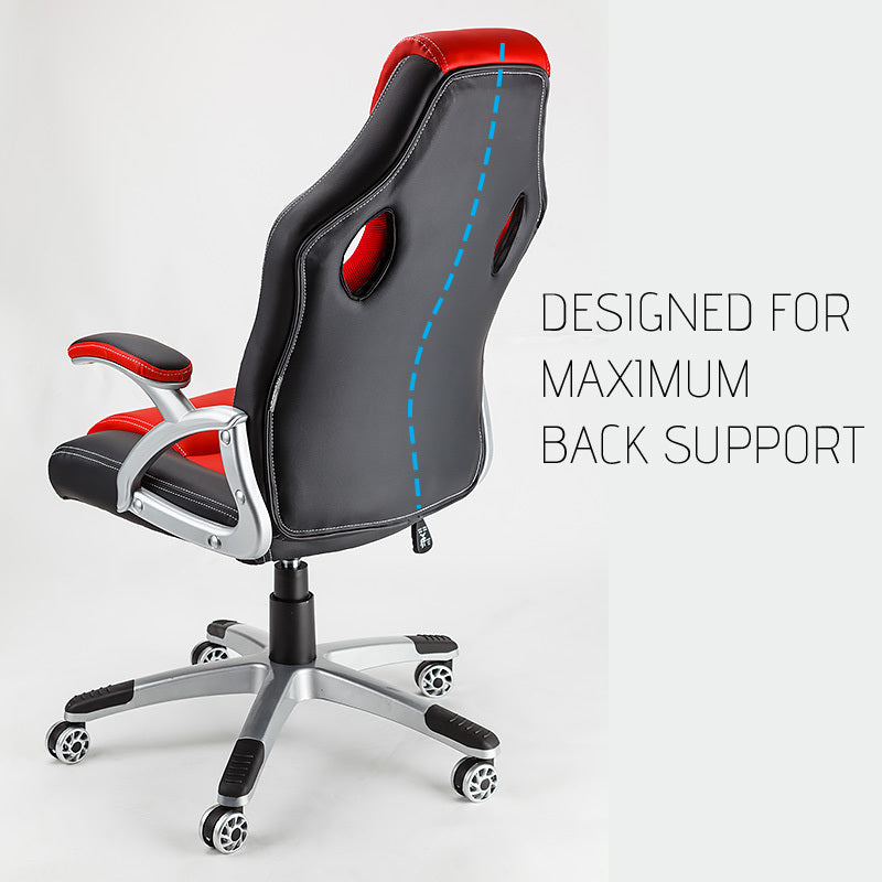 OVERDRIVE Racing Office Chair - Seat Executive Computer Gaming PU Leather Deluxe - Cosy Abode