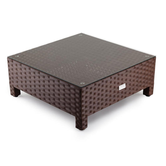 LONDON RATTAN 1pc Coffee Table Wicker Outdoor Sofa Furniture Garden Lounge - Cosy Abode