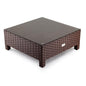 LONDON RATTAN 1pc Coffee Table Wicker Outdoor Sofa Furniture Garden Lounge - Cosy Abode
