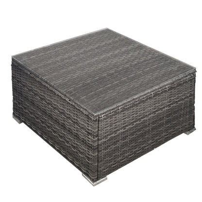 LONDON RATTAN Create Your Own Outdoor Setting - TABLE Section - Grey - Cosy Abode