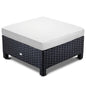 London Rattan Ottoman Outdoor Wicker Furniture Sofa Garden Lounge Foot Stool - Cosy Abode