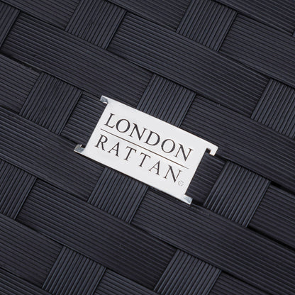 London Rattan Ottoman Outdoor Wicker Furniture Sofa Garden Lounge Foot Stool - Cosy Abode