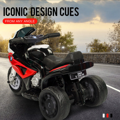 ROVO KIDS Ride On Motorcycle Licensed BMW S1000RR Electric Motorbike Police Red - Cosy Abode