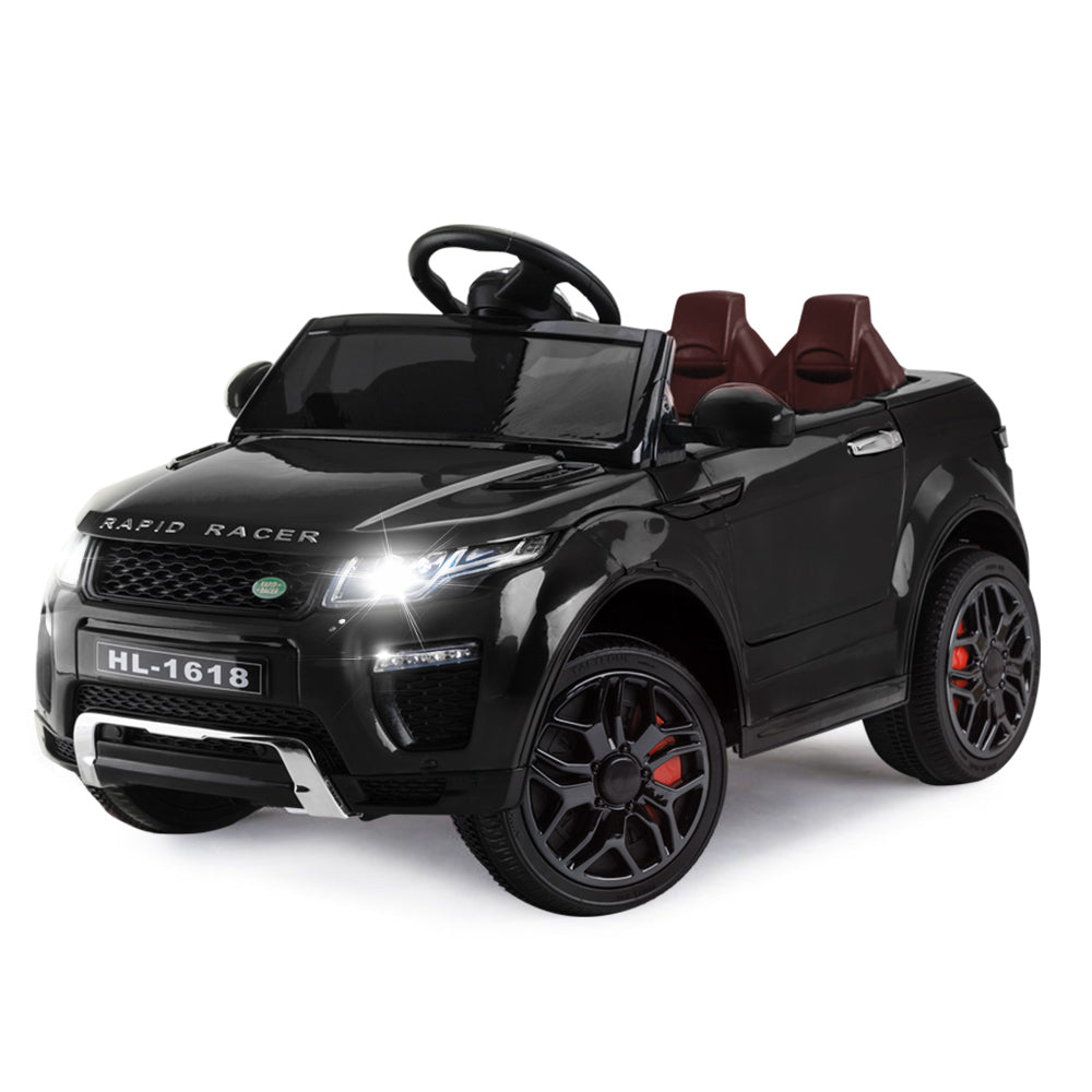 ROVO KIDS Ride-On Car Electric Battery Childrens Toy Powered w/ Remote 12V Black - Cosy Abode
