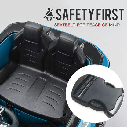 ROVO KIDS Ride-On Car Electric Battery Childrens Toy Powered w/ Remote 12V Blue - Cosy Abode