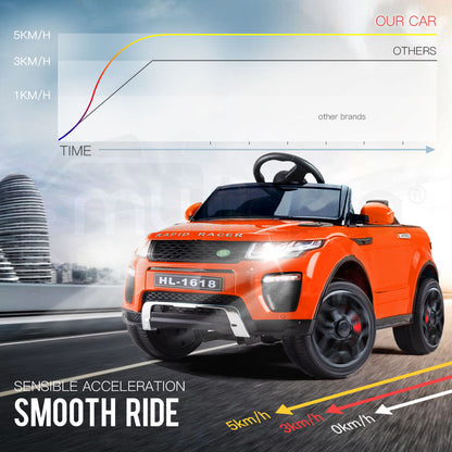 ROVO KIDS Ride-On Car Electric Battery Childrens Toy Powered Remote 12V Orange - Cosy Abode