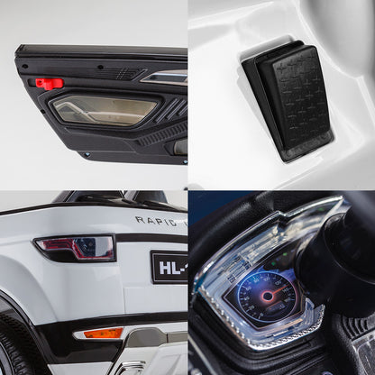 ROVO KIDS Ride-On Car Children Electric Toy w/ Remote Control White 12V - Cosy Abode