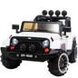 ROVO KIDS Jeep Inspired Ride-On Car Children Electric Toy 4WD 12V White - Cosy Abode