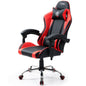 OVERDRIVE Conquest Series Reclining Gaming Ergonomic Office Chair with Lumbar and Neck Pillows, Black and Red - Cosy Abode
