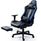 OVERDRIVE Apex Series Reclining Gaming Ergonomic Office Chair with Footrest, Black and Blue - Cosy Abode