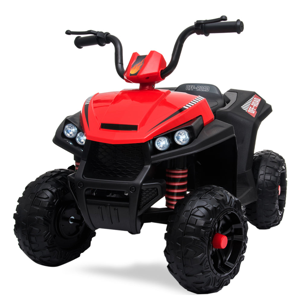 ROVO KIDS Electric Ride On ATV Quad Bike Battery Powered, Red and Black - Cosy Abode