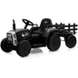 ROVO KIDS Electric Battery Operated Ride On Tractor Toy, Remote Control, Black - Cosy Abode