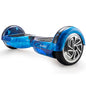 BULLET Electric Hoverboard Scooter 6.5 Inch Wheels, Colour LED Lighting, Carry Bag, Gen III Blue Galaxy - Cosy Abode