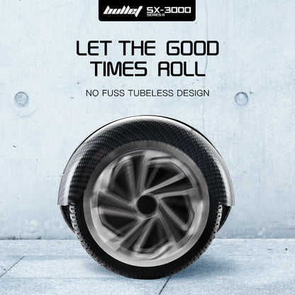 BULLET Hoverboard Electric Scooter 6.5 Inch Wheels Self Balancing Gen III Carbon Fiber Style - Cosy Abode