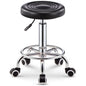 EKKIO Round Salon Stool with Adjustable Height (Black) - Cosy Abode
